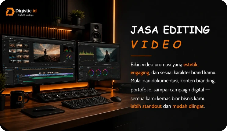 Jasa Editing Video Digistic.id - Agensi Digital Marketing Kreatif & Strategis