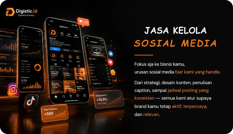 Jasa Kelola Sosial Media Digistic.id - Agensi Digital Marketing Kreatif & Strategis